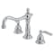 Kingston Brass KS1971KL Widespread Bathroom Faucet with Brass Pop-Up, Polished Chrome KS1971KL - alternate 1